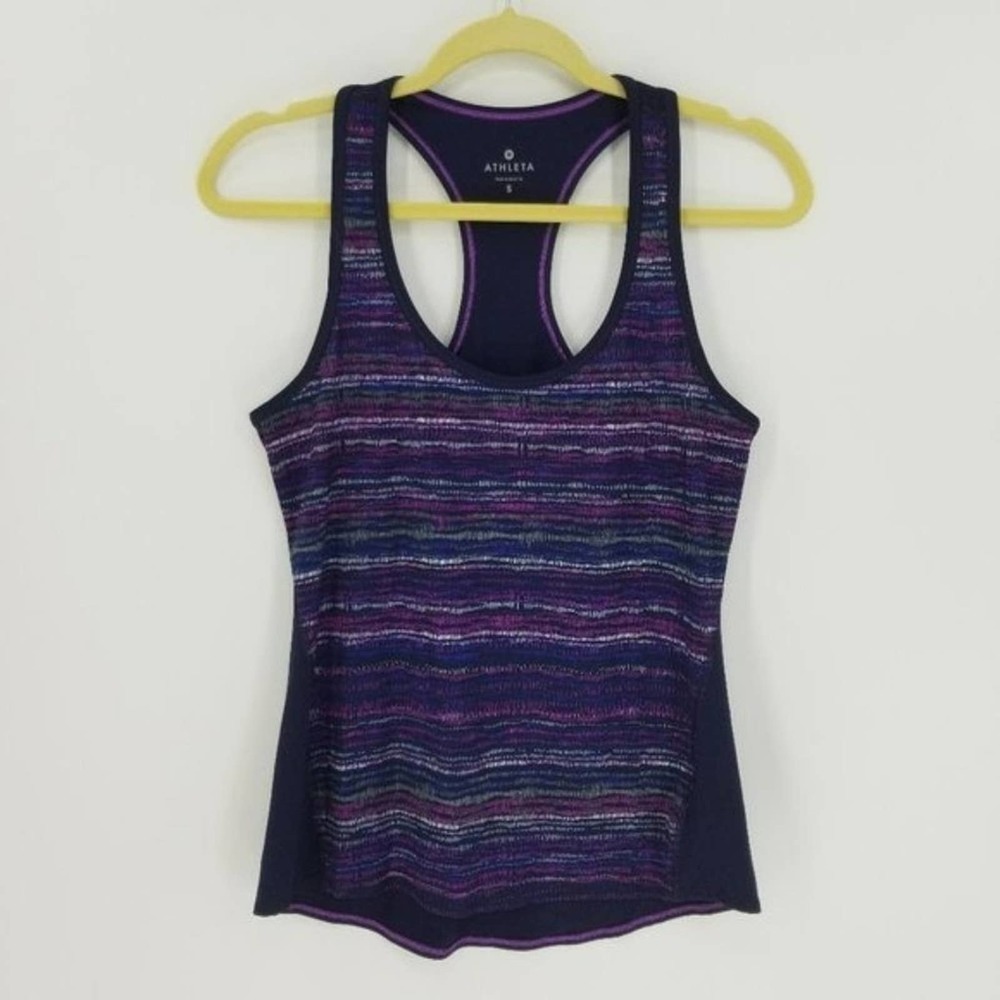 Athleta Chi Retreat Athletic Racerback Scoop Neck Moisture Wicking Yoga Tank Top